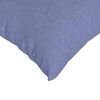 vidaXL Sofa Kussens 2 pcs Jeans Blauw 60 x 60 cm Stof