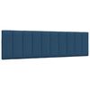 vidaXL Bedframe zonder matras "Hanko" stof blauw 180x200 cm