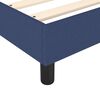 vidaXL Boxspring met matras stof blauw 100x200 cm