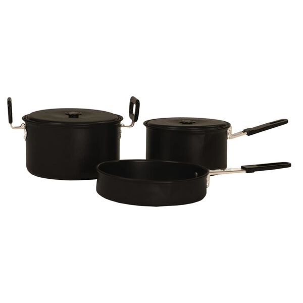 Travellife Campingkookset Compact 3-delig aluminium