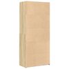 vidaXL Hoge kast 80x42,5x185 cm bewerkt hout sonoma eikenkleurig