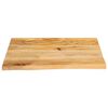 vidaXL Tafelblad met natuurlijke rand 80x80x3,8 cm massief mangohout