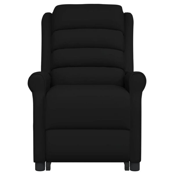 vidaXL Sta-op-massagestoel kunstleer zwart