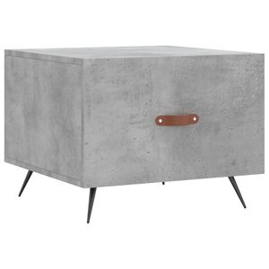 vidaXL Salontafel 50x50x40 cm bewerkt hout betongrijs