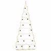 vidaXL Metalen kerstboom met standaard Goud 210 cm Poedergecoat staal