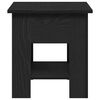vidaXL Salontafel Zwart Eiken 40 x 40 x 42 cm Bewerkt hout