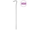 vidaXL Tentharingen 50 st &Oslash;5 mm 23 cm gegalvaniseerd staal