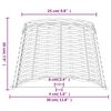 vidaXL Lampenkap &Oslash;30x20 cm wicker bruin