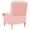 vidaXL Fauteuil Roze 76 x 94 x 102 cm Zachte Sherpa stof