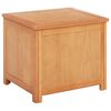 vidaXL Opbergbox Naturel 50 x 45 x 45 cm Engineered wood en eik