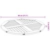 vidaXL Tafelblad rond Ø 80x2,2 cm massief acaciahout