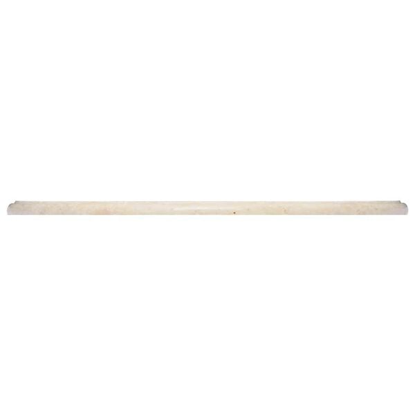 vidaXL Tafelblad &Oslash;60x2,5 cm marmer cr&egrave;mekleurig