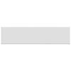 vidaXL Raamsokkel Wit 100 x 25 x 4,5 cm PVC
