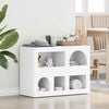 vidaXL Dressoir Wit 80,5 x 35 x 59 cm Bewerkt hout