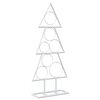 vidaXL Metalen kerstboom KUOPIO 60 cm Staal Wit