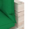 vidaXL 6-delige Loungeset met kussens pallet grenenhout