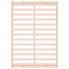 vidaXL Bedframe massief hout 135x190 cm