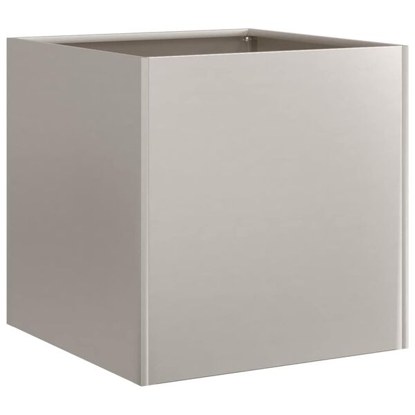 vidaXL Plantenbak roestig 40x40x40 cm weervast staal