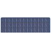 vidaXL Zelfklevende Trapmatten Gestreept 15 pcs Blauw 65 x 21 x 4 cm