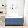 vidaXL Platform bedframe Blauw 120 x 190 cm Katoen Stof