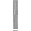 vidaXL Hoge Kasten 2 pcs Grijs Sonoma 79 x 36 x 200 cm Bewerkt hout