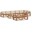 vidaXL Buiten bankenset 9 pcs Naturel Massief Acaciahout