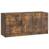 vidaXL TV-kast Gerookt eiken 99 x 34,5 x 47 cm Bewerkt hout