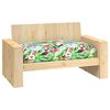 vidaXL Palletkussen voor zitting Bloemen Multikleur 120 x 80 x 12 cm