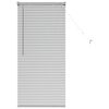 vidaXL Venetiaanse jaloezie&euml;n zilver 130 x 60 cm Aluminium