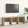 vidaXL Boekenkast/tv-meubel 36x30x114cm bewerkt hout sonoma eikenkleur
