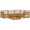 vidaXL Buiten bankenset 5 pcs Naturel Massief Acaciahout
