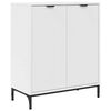 vidaXL Dressoir Wit 69,5 x 33 x 82 cm Bewerkt hout