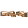 vidaXL Sofa-Sets 9 pcs Massief Acaciahout