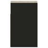vidaXL Schoenenbank met kussen 104x30x49 cm bewerkt hout zwart