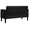 vidaXL Loveseat bank 109 cm fluweel zwart