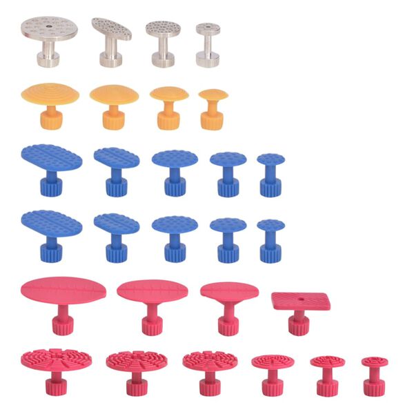 vidaXL 80-delige Uitdeukset zonder overspuiten roestvrij staal