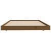 vidaXL Bedframe massief grenenhout honingbruin 100x200 cm