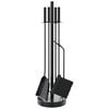 vidaXL 5-delige openhaardgereedschapset 18x66 cm staal