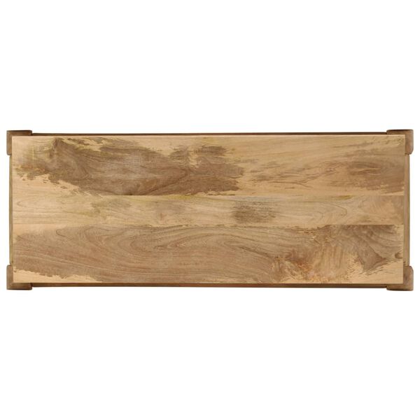 vidaXL Wandtafel 118x38x76 cm massief mangohout