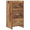 vidaXL Dressoir Oud hout 40 x 36 x 80 cm Bewerkt hout