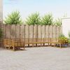 vidaXL Buiten bankenset 10 pcs Naturel Massief Acaciahout