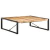 vidaXL Salontafel 120x120x40 cm ruw mangohout