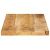 vidaXL Tafelblad rechthoekig 50x40x2,5 cm massief ruw mangohout