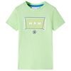 Kindershirt 92 limoengroen
