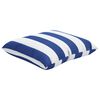 vidaXL Sierkussens 4 st gestreept 60x60 cm stof blauw en wit