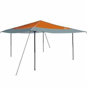 vidaXL Luifeltent 395 x 395 x 251 cm Oranje Stof