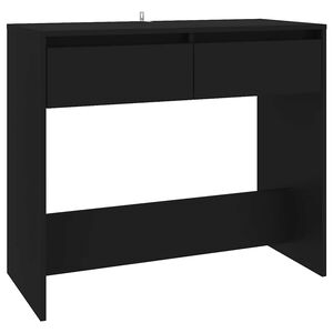 vidaXL Wandtafel 89x41x76,5 cm staal zwart
