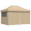 vidaXL Partytent Beige 279 x 410 x 315 cm Oxford Stof