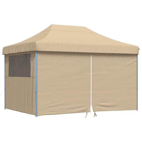 vidaXL Partytent Beige 279 x 410 x 315 cm Oxford Stof