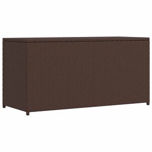 vidaXL Tuinbox 120x50x60 cm poly rattan bruin